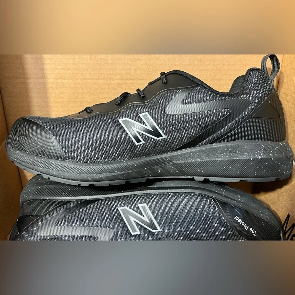 NEW- New Balance Logic Composite Toe Men's Industrial Work Shoes, Black, Size 14 - Picture 7 of 13